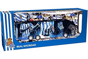BANDAI Eleven Force Figura Bus Real Sociedad. Vehículo a Escala Coleccionable para Exhibición, Regalo Óptimo para Niños y Adultos Fans De Fútbol EF16225.