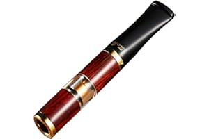 CALEQI CaLeSi Portasigarette Portatile in Legno Riutilizzabile Filtro per Catrame Pulito per Sigarette di Dimensioni Standard Ø9mm