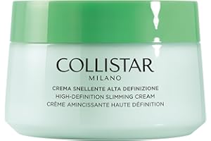 Collistar Crema Snellente Alta Definizione Corpo, Rassodante e Rimodellante con Alga Spirulina, Ganoderma e Caffeina, Pelle Tonica e Levigata, 400 ml