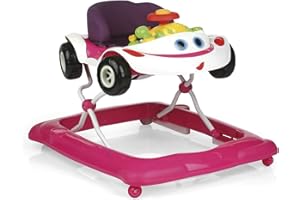 Nurse by Jané Cabrio Walker, Trotteur, First Steps, avec plateau d'activité amovible, musique et lumière, base anti-basculement, hauteur réglable, pliable