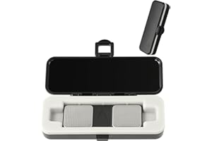 Healvaluefit Hard Case for KardiaMobile 1L, Carrying Case for KardiaMobile, ECG Monitor Protection, Travel Case Compatible with Kardia Mobile 1-Lead, Portable Hard Case for ECG Monitors for Home Use