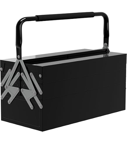 Caja Portaherramientas Bahco Con 2 Asas Y 3 Bandejas: 500x210x190mm, Resistente Y Organizada