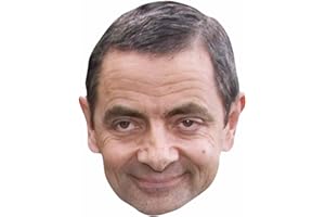 STAR CUTOUTS Star Einbauöffnungen sm280 Rowan Atkinson Single Maske Pack, Multi Farbe