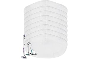 KEEPOW 8 Paños para Polti Vaporetto PAEU0332, Compatibles con Polti Vaporetto SV440 Double, SV450, SV460, Smart 100 T, Smart 120, Paños de Microfibra Reutilizables para Diferentes Tipos de Suelos