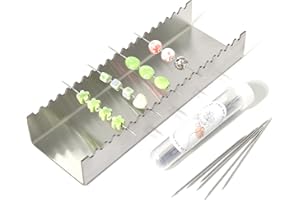 UPTTHOW Bead Baking Rack, Polymer Clay Tools, Drying Rack for Polymer Clay Jewelry Making Tool with 20 Skewers