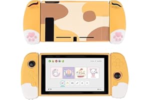 GeekShare Funda protectora de silicona suave compatible con Nintendo Switch Console y Joy Con - Funda delgada con absorción de impactos y antiarañazos con diseño ergonómico para Switch
