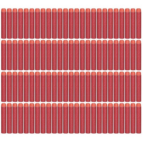 queenshiny 7,2 cm Bleu mousse 100 pcs dards pour Nerf N-grève Elite série Blasters Toy Gun