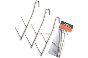 EXPERT ANGLERS Räucherhaken FISH MASTER Edelstahl heavy - schwer / 3 Stück