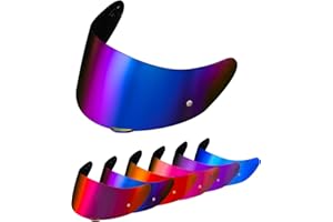 ‎PSLER PSLER K1S Visier - K1 Helmvisier, K3SV Regenbogen-Visier, K5 Gesichts-Schutzersatz für K1/K1S/K3 SV/K5, Regenbogen-Effekt (NOT for K3)