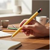 CaseOnn M-Pencil 1/2/3.Nesil Kılıf Klasik Retro Tasarım Mat Silikon Sarı, 87006327