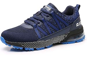 Sumateng Chaussures de Course Homme Femme Chaussures de Sport Baskets Respirantes et Antichocs Outdoor Tennis Running Fitness Jogging Sneakers Noir Gris Rouge Bleu Vert 34-46EU