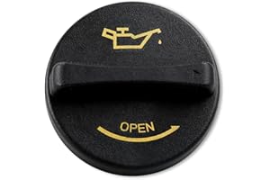 Lotsdonxia Engine Oil Filler Cap for Hyundai Kia Accent Cerato Santa Fe Tucson i10 i20 i30 i40, 26510-26600 - Durable Plastic, Leak-Proof Seal, Easy Fit Replacement (Black)