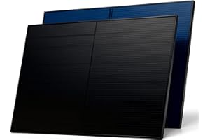 SUNNIVA® Solarmodul 2x 500 W FULL BLACK Bifazial Glas/Glas PV Modul Solarpanel - PMax 1000W (2x500W) Bifacial N-Type, für Balkonkraftwerk oder PV Solar Anlage