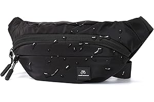 SZSYCN Große Bauchtasche Damen Hüfttasche Mode Gürteltasche Damen Herren Sport Schwarz Wasserdicht Gurttasche für Reise iPhone Arbeiter Camping Wandern Fitness Fahrrad Jagd