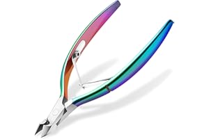 Cuticle Trimmer Cuticle Cutter Nippers Clippers - Ejiubas Cuticle Remover Tool Professional Stainless Steel Cuticle Scissors Manicure Pedicure Tool for Fingernails Not Include Cuticle Pusher Christmas