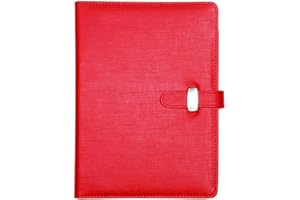 AOORY Portfolio Folder Executive Conference Folder with Ring Binder Padfolio Refillable Organizer Notepad A5