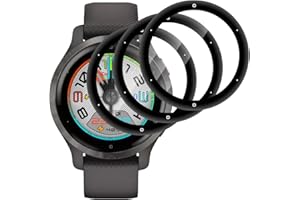 Beukei Screen Protector for Garmin Venu 2s,(3 Pack) screen protectors full coverage, Anti-Shatter, Scratch Resistant, NO-Bubble, 9H Hardness,screensaver Film