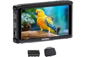 FEELWORLD FW568 PRO 6 Zoll Kamera Monitor, 1200nit Helligkeit, 1920x1080 IPS Display, 4K HDMI 60Hz, HDR