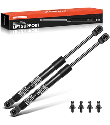 Qty(2) BOXI Hood Gas Charged Lift Supports Struts Shocks