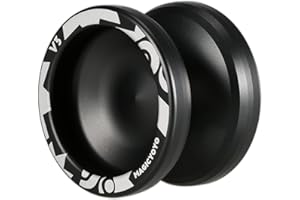 GOOLRC Magic Yoyo Magic Yoyo V3 Responsive Ad alta velocità in lega di alluminio Yo-yo Tornio CNC con corda di filatura per ragazzi ragazze bambini bambini nero