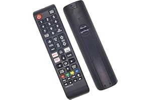 Riry Reemplazo BN59-01315B Mando Samsung Smart TV para Mando Universal Samsung LCD LED UHD QLED 4K con Netflix, Prime-Video Rakuten-TV Button
