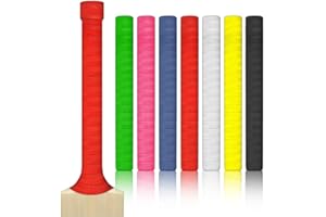 ND Sports Cricket Bat Grips – Premium Rubber Cricket Bat Grip Tape for Maximum Hold & Shock Absorption | 4 Styles | Multi-Color | Pack of 1| Durable Bat Grips Cricket