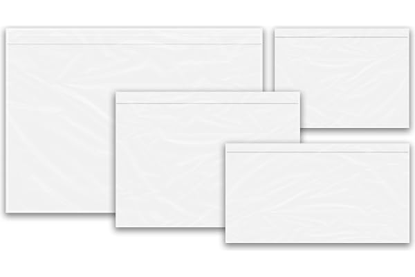 PACKY - Pochette Porte Document A5-100 Pièces - Pochette Colis - Bordereau Expédition