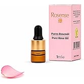 Rosense %100 doğal olarak saf, saf g&uuml;l yağı - Rosa Damascena, 1 adet (1 x 1 ml)