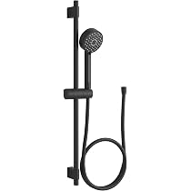 Kohler Awaken G110 Duschkopf – Mattschwarz, 3 Sprüharten, 2,5 L/min, Mit MasterClean Oberfläche