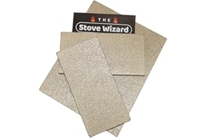 The Stove Wizard Firebrick Fire Board Heat Proof Brick Vermiculite Fireboard 200mm x 200mm x 25mm