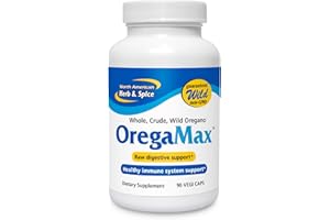 NORTH AMERICAN HERB & SPICE OregaMax - 90 Vegi Caps - Pack of 3 - Healthy Digestive & Immune Support - Oreganol P73 Oregano Oil Supplement with Garlic & Onion - Non-GMO - 270 Total Servings