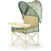 Minimono Plus Taşınabilir ve Katlanabilir Mama Sandalyesi &ndash; Bebek ve K&uuml;&ccedil;&uuml;k &Ccedil;ocuklar i&ccedil;in Tepsili Y&uuml;kseltici Sandalye, G&uuml;venli