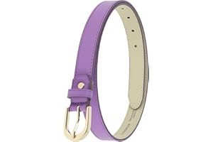 FASHIONGEN - Cintura donna in Vera Pelle di vacchetta Pieno Fiore, Cintura donna per jeans, Vestito, Pantaloni, LUNA