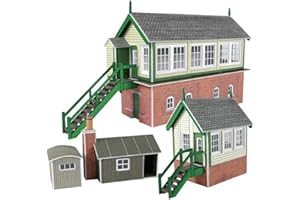 Metcalfe PN133 Signal Box Set Card Kit N Gauge