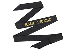 WYEDEAN STORES HMS Pickle Woven Royal Navy Cap Tally Band | Genuine Issue | Full Length Ribbon