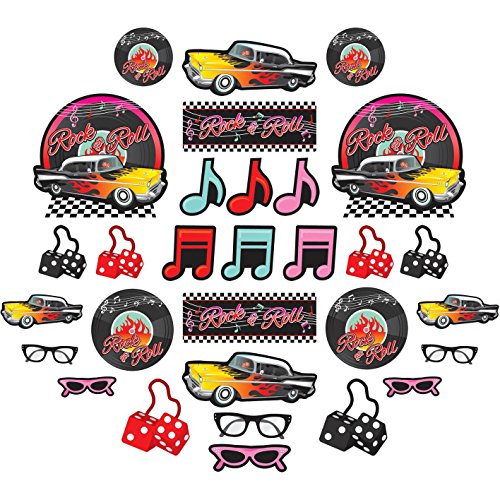 Amscan 50s Classic sortiert Einbauöffnungen - 2