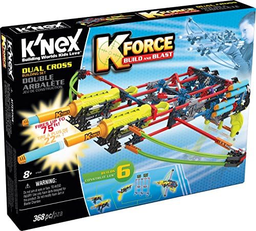 Latest New Toy Boy, Children, Boys, Kids, Child Engineering Kit K Force Dual Cross Blaster - Stocking Filler, Xmas, Present, Christmas Gift, Fun Games &amp; Toys Idea Age 8+
