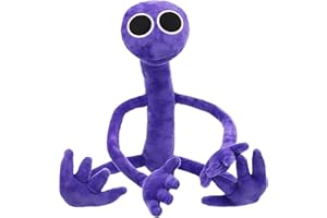 FASTEXX Rainbow Friends Plush - Purple Chapter 2 Characters Cyan and Yellow Rainbow Plush Series Looky Plushies Toys Stuffed Dolls Squishy Soft Toys