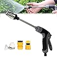 Waterblitz Pressure Washer, WaterBlitz High Pressure Nozzle, Water Blitz Hose Nozzle, with 360° Rotating for Three Spray Modes, Fits Almost Any Garden Hose, No Special Adapter Required (1PCS)