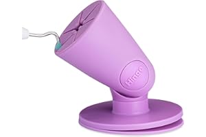 tweexy Hinge Untippable Vinyl Weeding Scrap Collector | Smartgrip Anti-Spill Airlock Suction Weeding Vinyl | HTV Crafting Adhesive Paper Sheet Holder | Weeding Tools for Vinyl