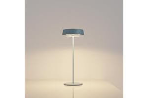 Palmina 901, Led Tischlampe Dimmbar,4400mah Led Tischlampe Kabellos, IP54-Schutz, Lampe Für Den Innen-/Außenbereich, Geeignet Für Abendessen, Lesen, Schlafzimmer, Garten Und Vieles Mehr/Blau