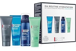 ‎BIOTHERM Biotherm Homme Aquapower Starter Kit Gesichtspflegeset, Aquapower Advanced Gel 20ml, Aquafitness Duschgel 40ml & Basic Line Shaving Foam 50ml