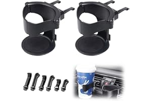 MAGISEL 2 Pièces Porte Gobelet Voiture, Porte-Gobelet De Ventilation De Voiture, Support De Ventilation Réglable, Support de Bouteille pour Tasse à Café, pour Porte-Gobelets À Boissons Et À Café