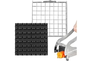 MYJIO Repuesto para Cortador Patatas Fritas, Cuchillas Repuesto Acero Inoxidable, Cortador Patatas Profesional 1/2 Pulgada O 3/8 Pulgadas, Cortador Verduras, Cortador Frutas