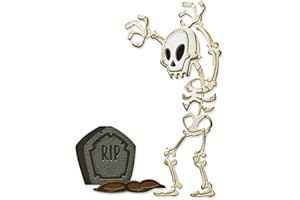 Sizzix Juego de Troqueles Thinlits 9PK Mr. Bones, Colorize de Tim Holtz, 665554, Multicolor, Talla única