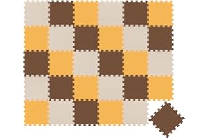 LittleTom 27 Tapis de Sol épais - Bébé et Enfant dès 0 Mois 30x30 Dalles Puzzle Carré en Mousse EVA