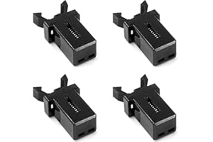 MEMOEVER 4Pcs Bin Lid Clasps Set, Durable Replacement Compatible With Brabantia Waste Bins, Flexible Catch for Kitchen, Curver, Storage Box, Glasses Cases