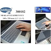 Addison 300182 13"-15.4" Notebook Klavye Koruyucu, 140 x 320 mm