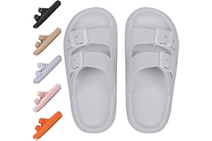 Chagoo Cosyslides Wolkenslipper Original, Dicke Sohle Super Weich Rutschfeste Schnell Trocknende Hausschuhe Im Offenen Zehenbereich