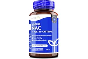 ‎NUTRAVITA NAC N-Acetyl-Cystein 600mg – 150 Vegane Kapseln – 5 Monate Versorgung mit NAC-Ergänzung – Hohe Bioverfügbarkeit – Keine synthetischen Füllstoffe & Bindemittel – Hergestellt von Nutravita*